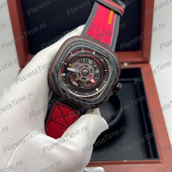 SevenFriday P3C/04 Red Carbon