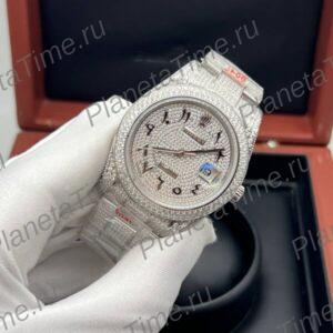 Rolex Datejust Iced Out Arabic 41mm 11110
