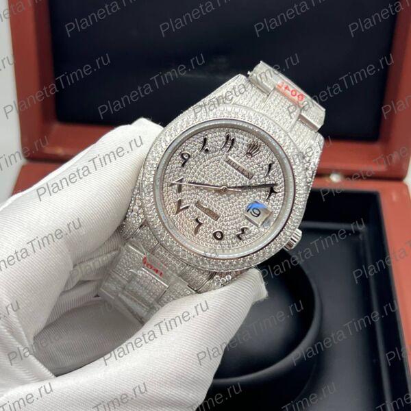 Rolex Datejust Iced Out Arabic 41mm 11110