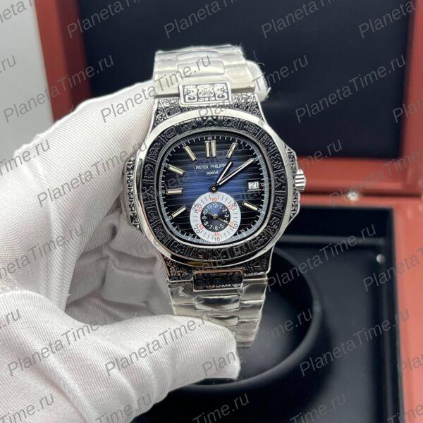 Patek Philippe Nautilus Engraved Art Maori 11797 фото 3