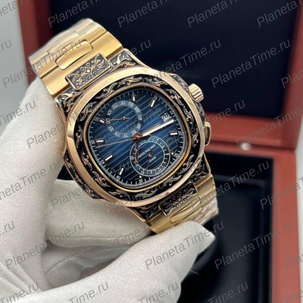 Patek Philippe Nautilus Travel Time Engraved 11805 фото 2