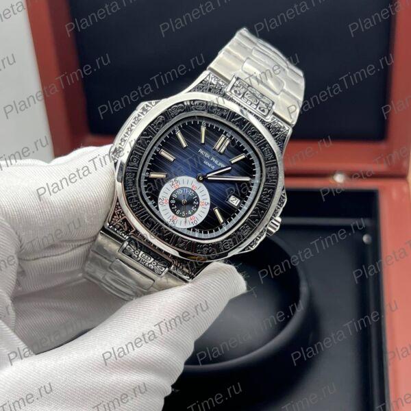 Patek Philippe Nautilus Engraved Art Maori 11797 фото 4