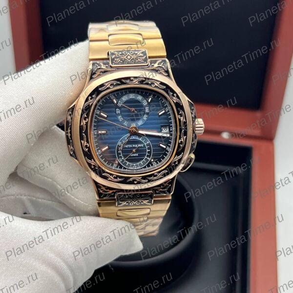 Patek Philippe Nautilus Travel Time Engraved 11805 фото 3