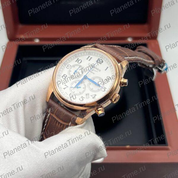 Longines Master Collection Chronograph L2.629.4.78.3 Gold фото 4