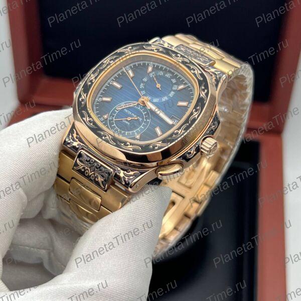 Patek Philippe Nautilus Travel Time Engraved 11805 фото 4