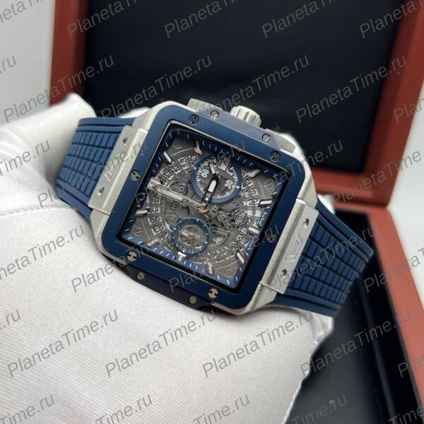 Hublot Square Bang Unico Titanium Blue 13433 фото 5