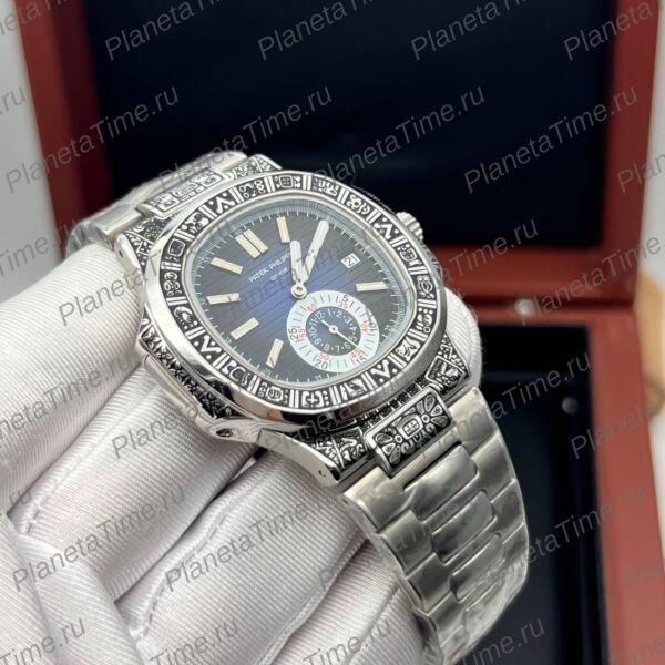 Patek Philippe Nautilus Engraved Art Maori 11797 фото 7