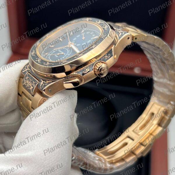 Patek Philippe Nautilus Travel Time Engraved 11805 фото 5
