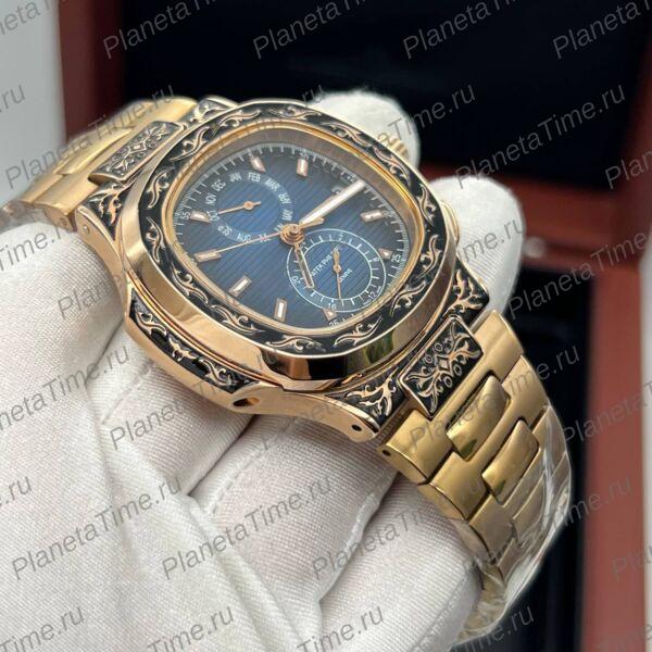 Patek Philippe Nautilus Travel Time Engraved 11805 фото 6
