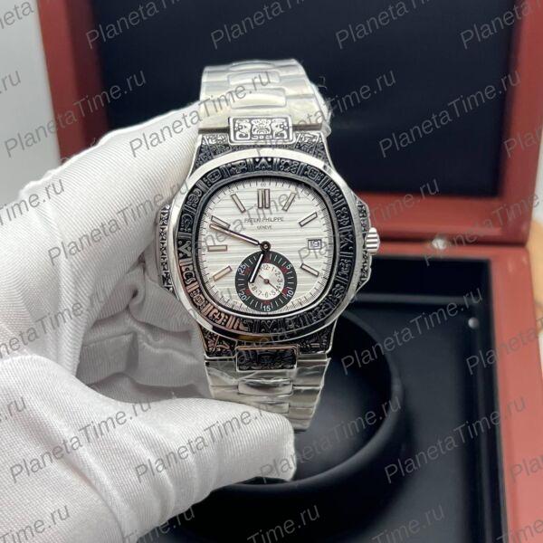 Patek Philippe Nautilus Engraved Art Maori 11796 фото 3