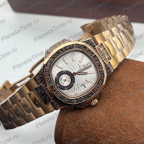 Patek Philippe Nautilus Engraved Art Maori 11800