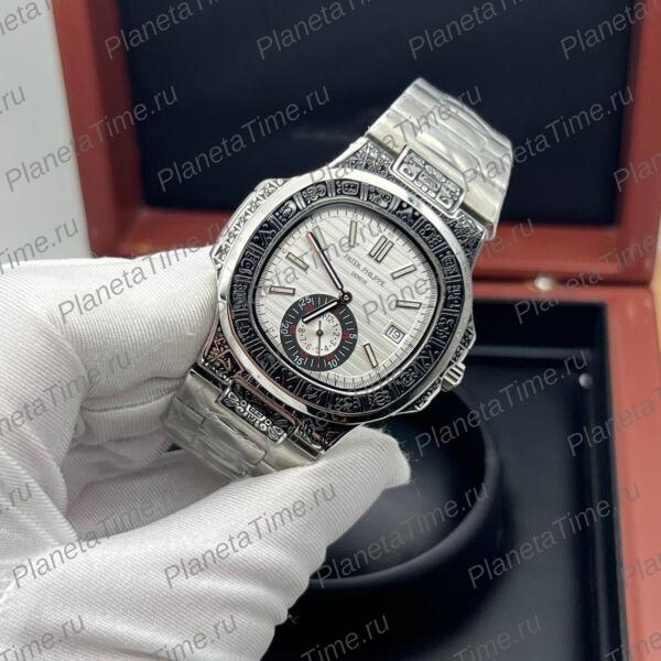 Patek Philippe Nautilus Engraved Art Maori 11796 фото 4