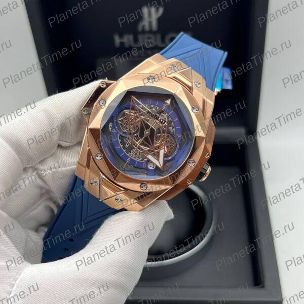 Hublot Big Bang Unico Sang Bleu II King Gold Blue 13073