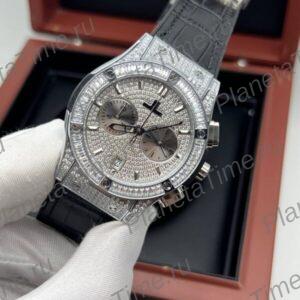 Hublot Classic Fusion Chronograph Titanium Pave 13187