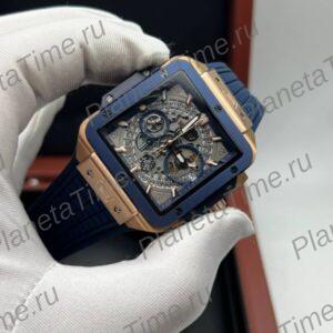 Hublot Square Bang Unico King Gold Blue 13430