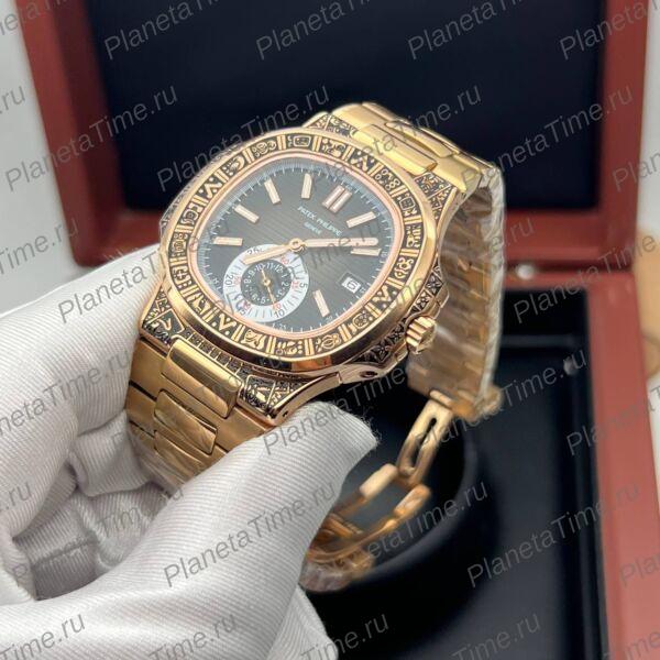 Patek Philippe Nautilus Engraved Art Maori 11798 фото 5