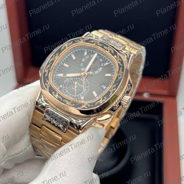 Patek Philippe Nautilus Travel Time Engraved 11804 фото 4
