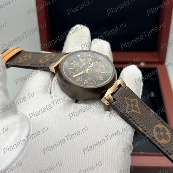 Louis Vuitton Tambour Monogram Gold Brown фото 6