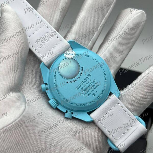 Omega Bioceramic MoonSwatch Mission to Uranus фото 6