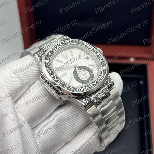 Patek Philippe Nautilus Engraved Art Maori 11796 фото 7