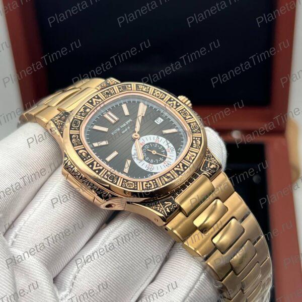 Patek Philippe Nautilus Engraved Art Maori 11798 фото 7
