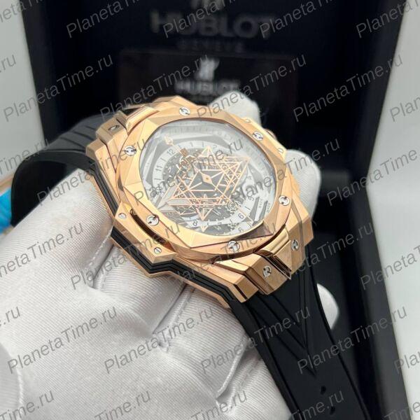 Hublot Big Bang Unico Sang Bleu II King Gold 13078 фото 5