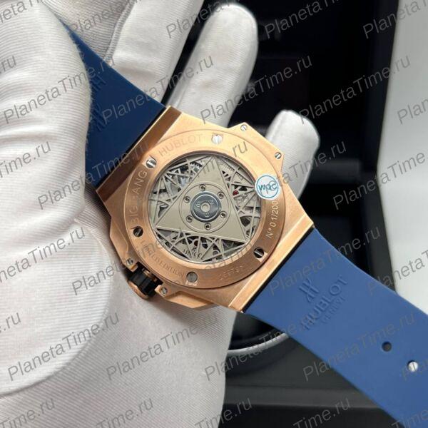 Hublot Big Bang Unico Sang Bleu II King Gold Blue 13073 фото 9