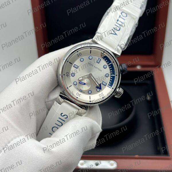Louis Vuitton Tambour Street Diver Pacific White