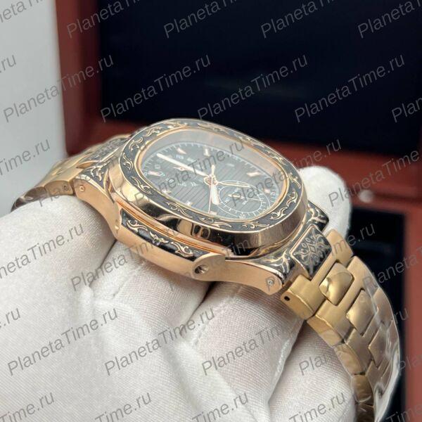 Patek Philippe Nautilus Travel Time Engraved 11804 фото 8