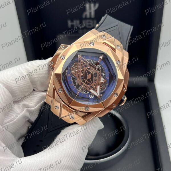 Hublot Big Bang Unico Sang Bleu II King Gold Blue 13077