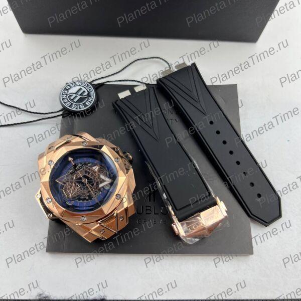 Hublot Big Bang Unico Sang Bleu II King Gold Blue 13077 фото 2
