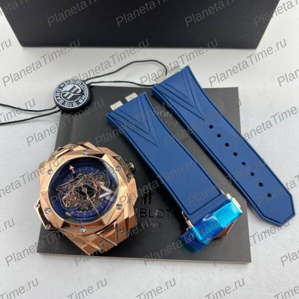 Hublot Big Bang Unico Sang Bleu II King Gold Blue 13073 фото 2