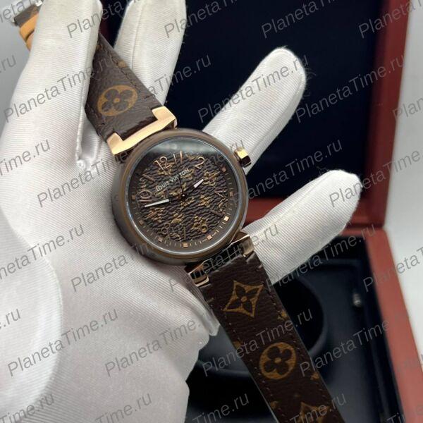 Louis Vuitton Tambour Monogram Gold Brown фото 2